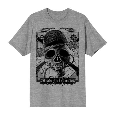 Mens Short Sleeve One Piece Graphic T-Shirt