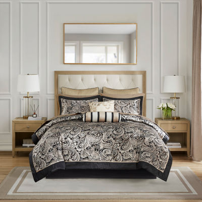Madison Park Wellington 12-pc. Complete Bedding Set with 100% Cotton Sheets