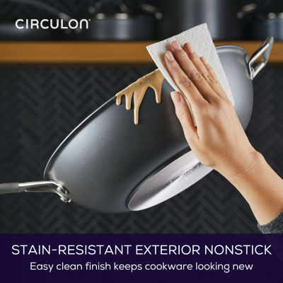 Circulon A1 Series with ScratchDefense 13.25" Nonstick Stir Fry Pan