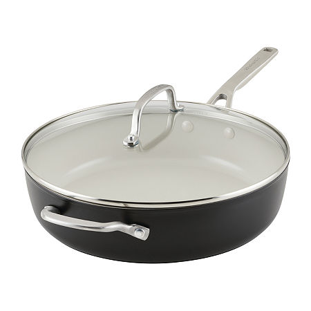 KitchenAid Ceramic 5-qt. Covered Saute Pan, One Size, Black