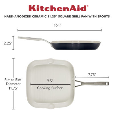 KitchenAid Ceramic 11.25" Grill Pan