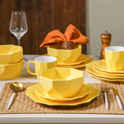 Stone + Lain Jamie 16-pc. Porcelain Dinnerware Set