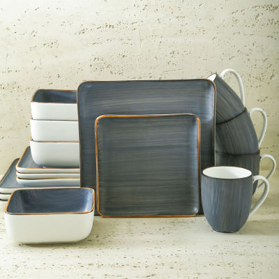 Stone + Lain Esmeralda 16-pc. Porcelain Dinnerware Set