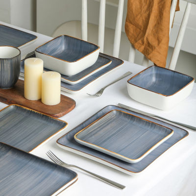 Stone + Lain Esmeralda 16-pc. Porcelain Dinnerware Set