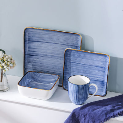 Stone + Lain Esmeralda 16-pc. Porcelain Dinnerware Set