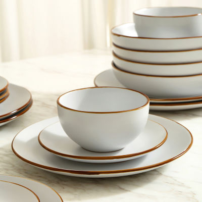 Stone + Lain Brasa 16-pc. Stoneware Dinnerware Set