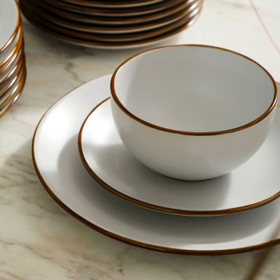 Stone + Lain Brasa 16-pc. Stoneware Dinnerware Set