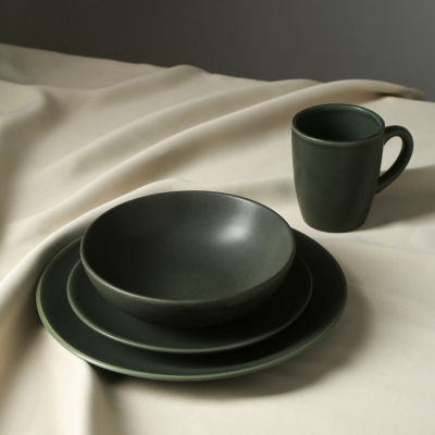 Stone + Lain Grao 16-pc. Stoneware Dinnerware Set