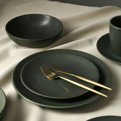 Stone + Lain Grao 16-pc. Stoneware Dinnerware Set