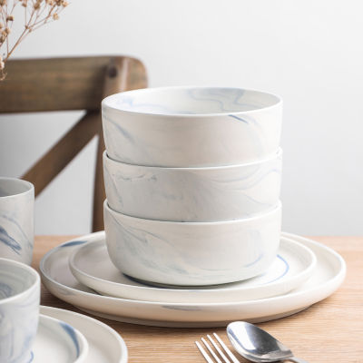 Stone + Lain Everly 24-pc. Porcelain Dinnerware Set