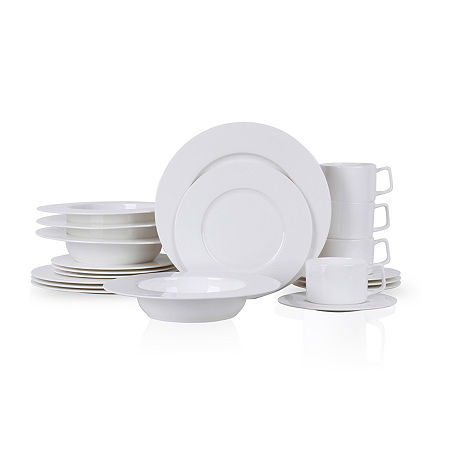 Stone + Lain Sylvie 20-pc. Bone China Dinnerware Set, One Size, White