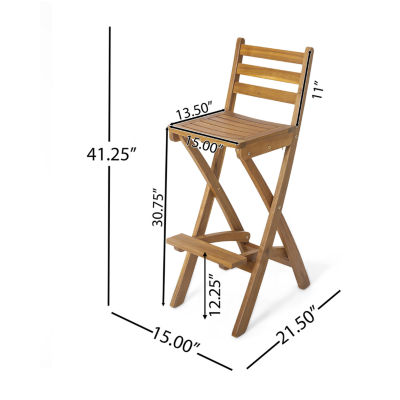 Tundra 2-pc. Patio Bar Stool