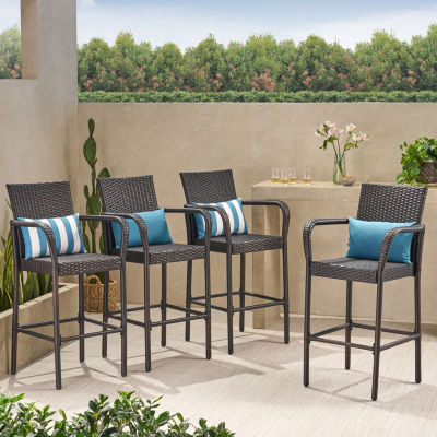 Delfina 4-pc. Patio Bar Stool