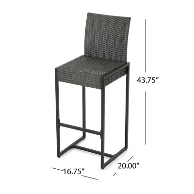 Conrad 2-pc. Patio Bar Stool