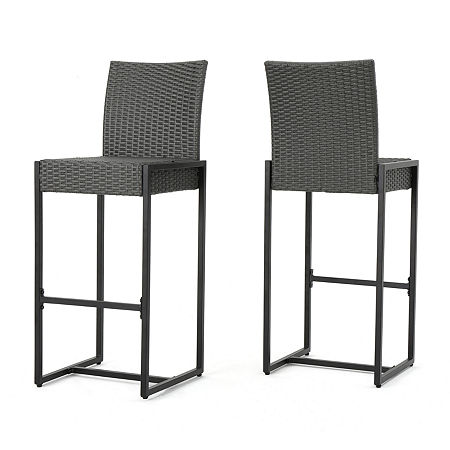 Conrad 2-pc. Bar Stool, One Size, Gray