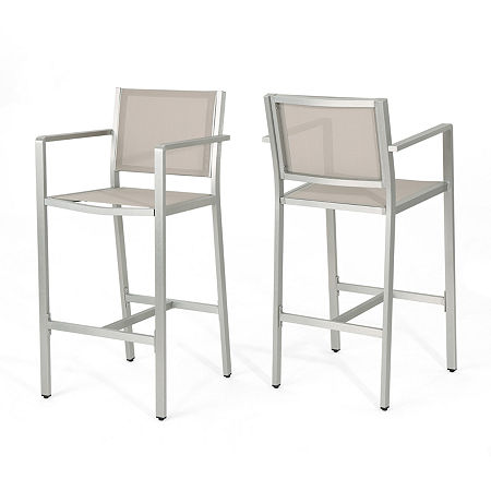 Cape 2-pc. Bar Stool, One Size, Gray