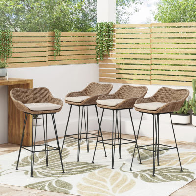 Kevin 4-pc. Patio Bar Stool