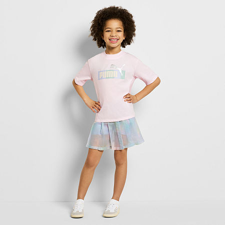 PUMA Little Girls 2-pc. Skort Set, 6, Pink