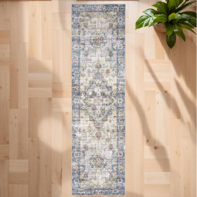 Covington Home Marcel Vintage Medallion 24"X96" Indoor Rectangular Runner