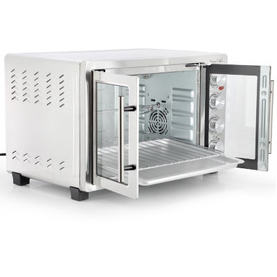 MegaChef 45 Quart French Door Rotisserie 975122564M, Color: Silver