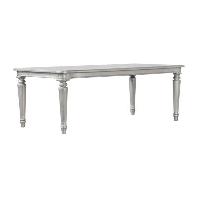 Melodi Parc Rectangular Wood-Top Dining Table