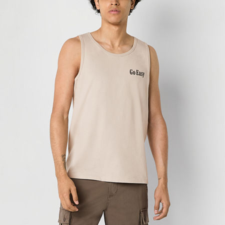 Arizona Mens Graphic Tank, Large, Beige
