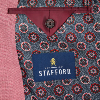 Stafford Textured Knit Mens Classic Fit Sport Coat