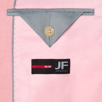 J. Ferrar Textured Mens Classic Fit Suit Jacket