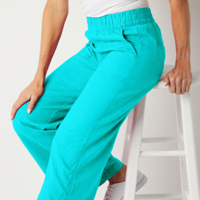 St. John's Bay Womens Loose Fit Wide Leg Trouser