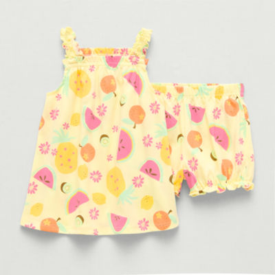 Okie Dokie Baby Girls 2-pc. Dress Set