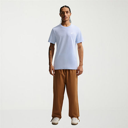 Nike Club Embroidered Logo Mens Crew Neck Short Sleeve Active Big and Tall T-Shirt, 3x-large Tall, Blue