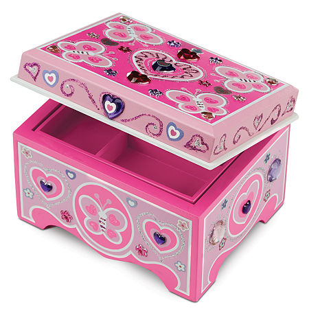 Melissa & Doug Decorate Your Own Jewelry Box, One Size, Jewelry Box