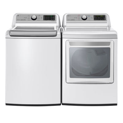 LG ENERGY STAR® 7.3 cu.ft. Super Capacity Smart Wi-Fi Enabled Gas Dryer