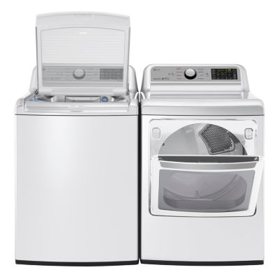 LG ENERGY STAR® 7.3 cu.ft. Super Capacity Smart Wi-Fi Enabled Gas Dryer