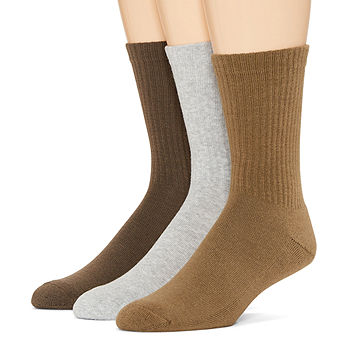 Gold Toe Fluffies 3 Pair Crew Socks Mens - JCPenney