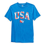 Hope & Wonder Unisex Adult Crew Neck Short Sleeve Regular Fit Americana Graphic T-Shirt