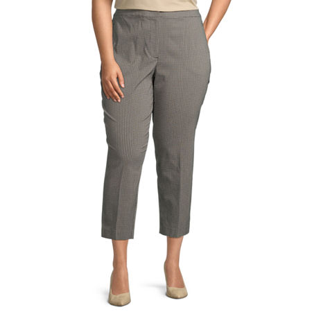  Worthington Plus Womens Slim Leg Pant