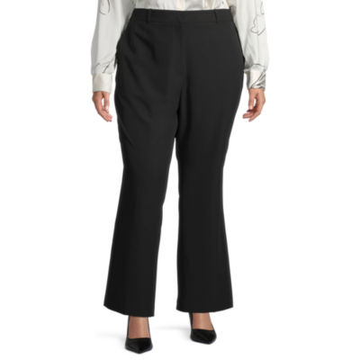 Worthington Plus Womens High-Rise Modern Trouser - JCPenney