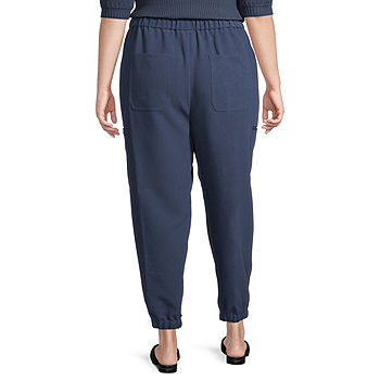 Xersion Therma Fleece Womens Mid Rise Plus Jogger Pant - JCPenney in 2023