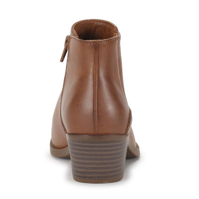 Frye and Co. Womens Jude Stacked Heel Booties