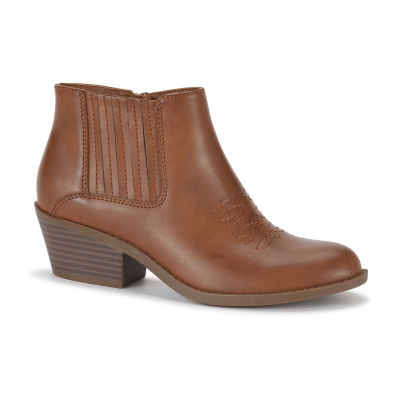 Frye and Co. Womens Jude Stacked Heel Booties