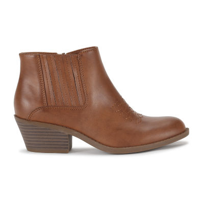 Frye and Co. Womens Jude Stacked Heel Booties