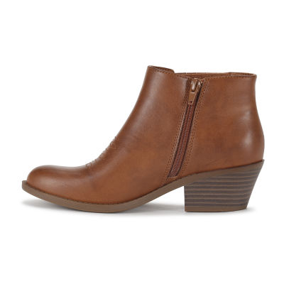 Frye and Co. Womens Jude Stacked Heel Booties