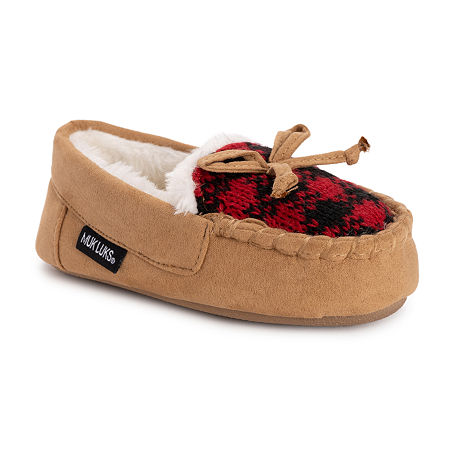  Moccasins - Muk Luks Little & Big Girls Patterned Moccasins