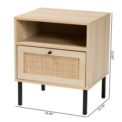 Caterina 1-Drawer Nightstand