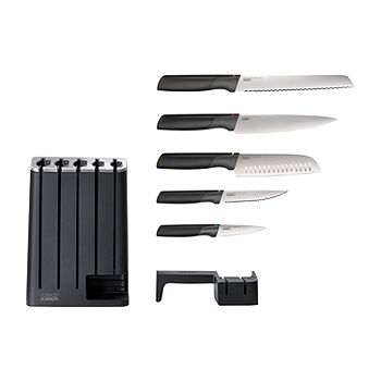 Knife Set, 13-Piece Kitchen Slim Block Stainless Steel Knife Set