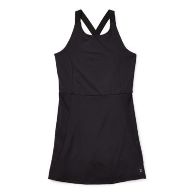 Xersion Little & Big Girls Tennis Dress, Color: Black - JCPenney