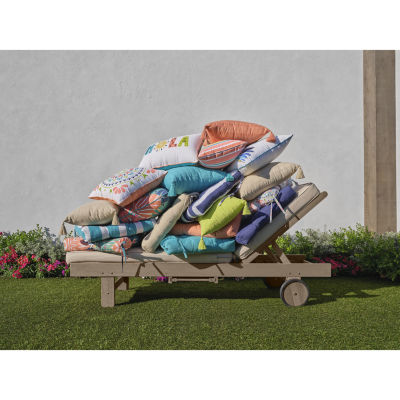 Turquoise Sun Patio Seat Cushion