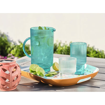 Turquoise Sun 75oz Beverage Serving Pitcher
