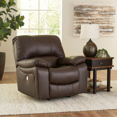Signature Design By Ashley® Leesworth Power Leather Recliner